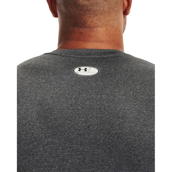 Under Armour HG ARMOUR COMP SS Pánske tričko, tmavo sivá, veľkosť