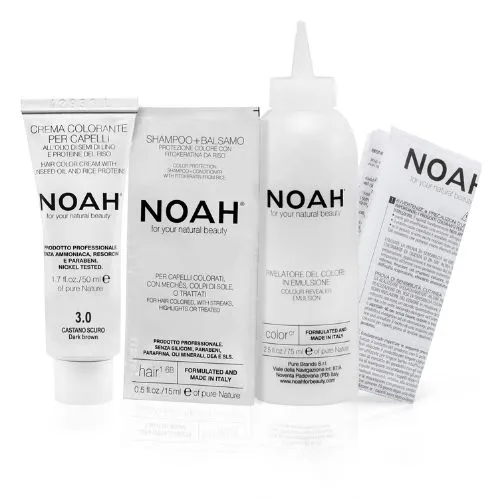 Krémová farba na vlasy tmavohnedá Noah 140ml