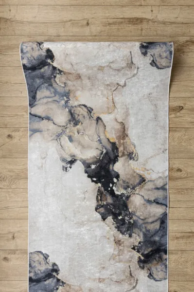 Protišmykový behúň LOTUS SHADOWS 37550 béžový / sivý