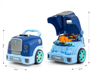 Realistický model prednej časti auta s otváracou kapotou Milly Mally N-GINE blue
