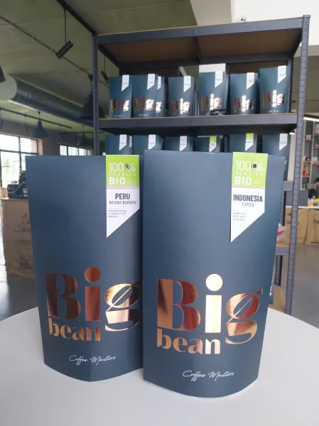BigBean zrnková káva Indonesia Jawa 100% Arabica 250g