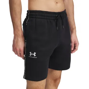 Pánske teplákové kraťasy UNDER ARMOUR UA Icon Fleece Short Taping-BLK