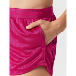 Dámske tréningové kraťasy UNDER ARMOUR Tech Play Up Shine Shorts-PPL