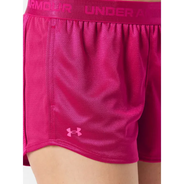 Dámske tréningové kraťasy UNDER ARMOUR Tech Play Up Shine Shorts-PPL