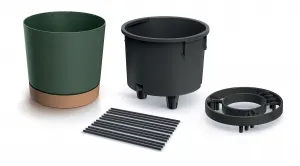 Prosperplast Kvetináč na pestovanie rajčín HOME GROWERO tmavozelený, variant 35 l