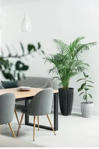 Prosperplast Kvetináč Warios biely, variant 29 cm
