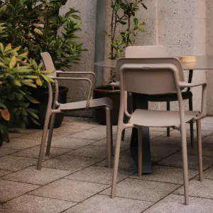 Prosperplast Záhradné kreslo Rimos 62 cm zemito hnedé