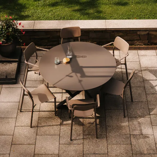 Prosperplast Záhradné kreslo Rimos 62 cm zemito hnedé