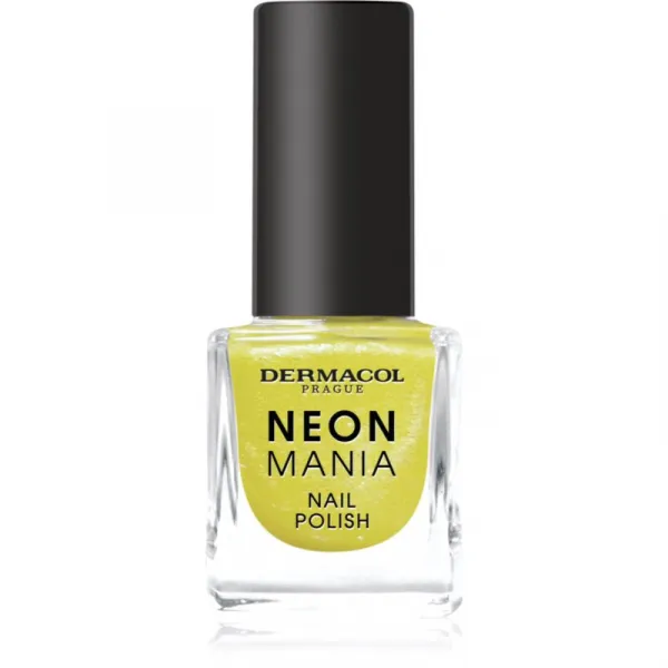 Dermacol Neon Mania lak na nechty odtieň 4 Lemon pop 5 ml