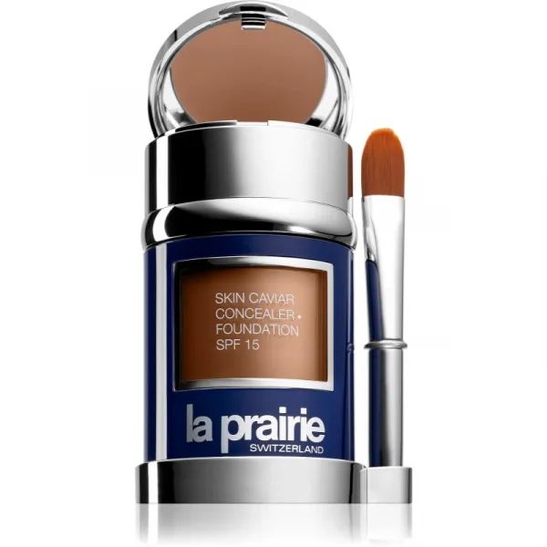 La Prairie Skin Caviar Concealer Foundation make-up a korektor SPF 15 odtieň NW-50 Sunset Beige 30 ml