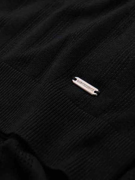 Pánske polo tričko s krátkym rukávom OMBRE T-shirt OM-POSS-0158 V-2 black