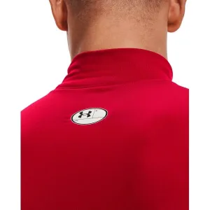 Under Armour CG ARMOUR COMP MOCK Pánske tielko, červená, veľkosť M