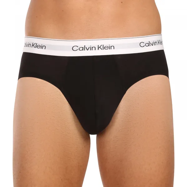 3PACK pánske slipy Calvin Klein čierné (NB4388-VRB) S