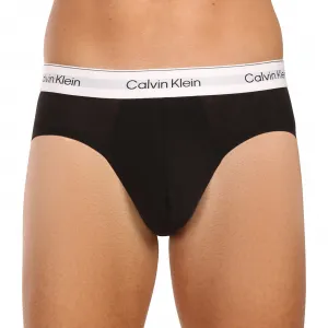 3PACK pánske slipy Calvin Klein čierné (NB4388-VRB) S
