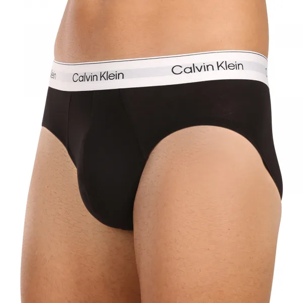 3PACK pánske slipy Calvin Klein čierné (NB4388-VRB) S