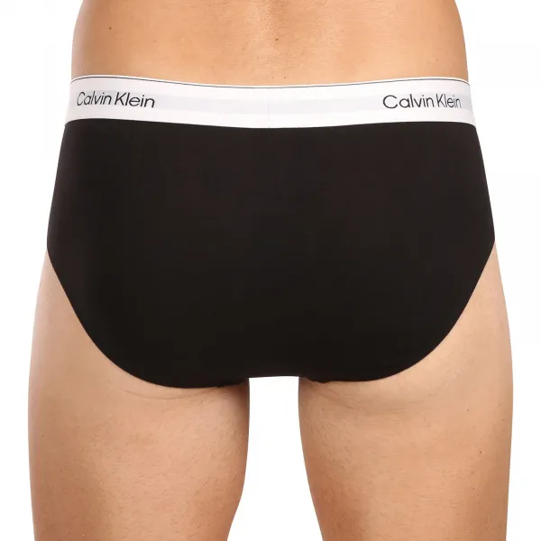 3PACK pánske slipy Calvin Klein čierné (NB4388-VRB) S