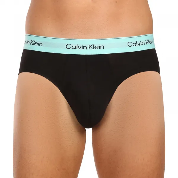 3PACK pánske slipy Calvin Klein čierné (NB4388-VRB) S