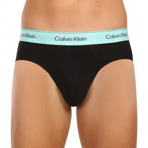 3PACK pánske slipy Calvin Klein čierné (NB4388-VRB) S
