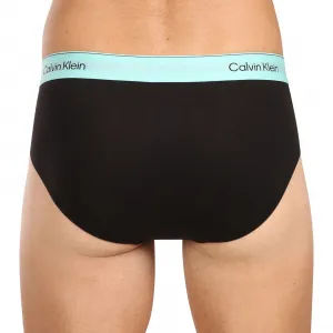 3PACK pánske slipy Calvin Klein čierné (NB4388-VRB) S