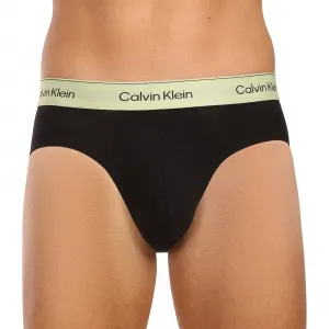 3PACK pánske slipy Calvin Klein čierné (NB4388-VRB) S