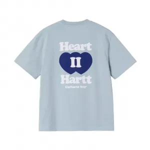Carhartt WIP S/S Heart II Hartt T-Shirt W "Blue Fog" (I035259-0N1XX)