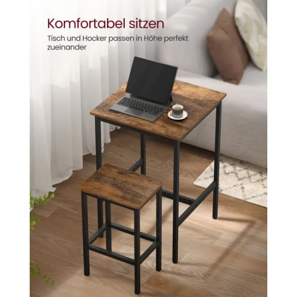 Jedálenský stôl s 2 stoličkami LBT017B01