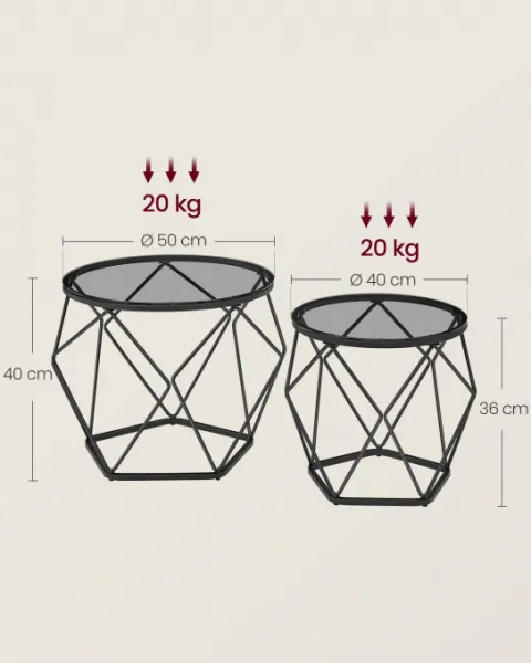 Set konferenčných stolíkov LGT040B03