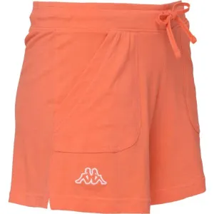 Kappa LOGO CABER Dámske šortky, oranžová, veľkosť