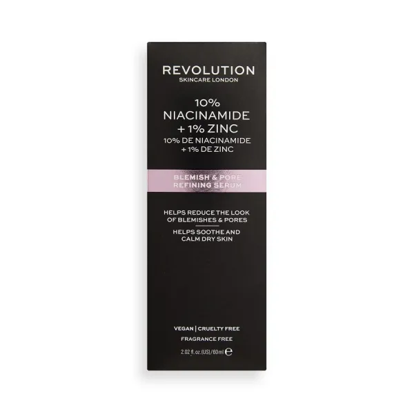 Revolution Skincare Niacinamide 10% + Zinc 1% sérum na rozšírené póry 60 ml