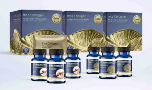 Inca Collagen Trojmesačná kolagénová kúra+vit.C&D