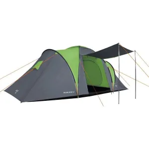 NILS CAMP NC6431 HIGHLAND IV Rodinný stan, tmavo sivá, veľkosť