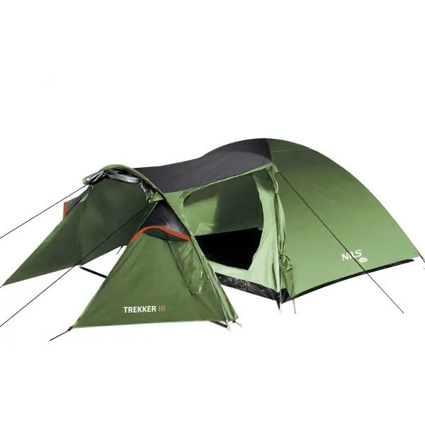 NILS CAMP NC6312 TREKKER III Turistický stan, zelená, veľkosť