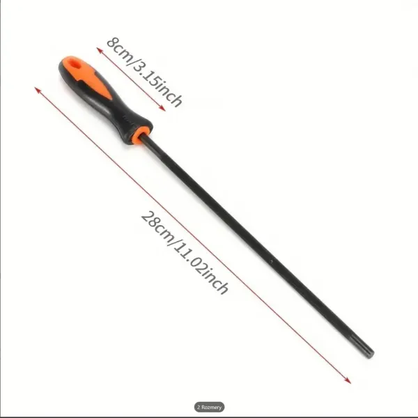 1 KS PILNÍK GUĽATÝ 4,0mm 1/4" na jednoručné píly v našej ponuke s dlžkou reťaze  15cm , 20 cm , 25cm