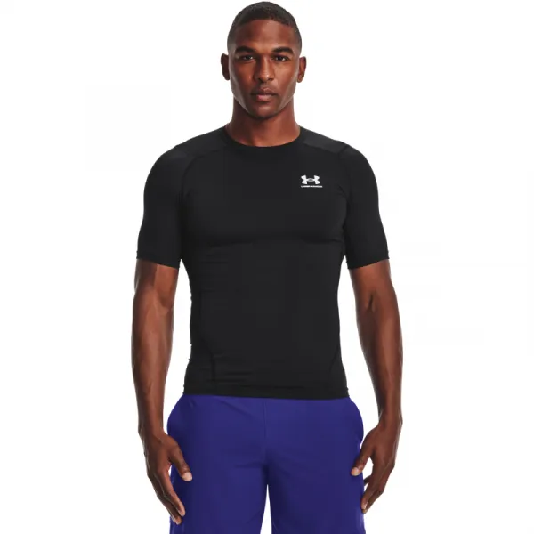 Pánske kompresné tričko s krátkym rukávom UNDER ARMOUR UA HG Armour Comp SS-BLK