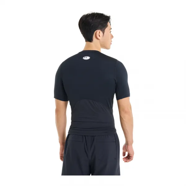 Pánske kompresné tričko s krátkym rukávom UNDER ARMOUR UA HG Armour Comp SS-BLK