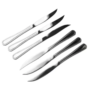 Allesken Súprava 6 ks steakových nožov Daisy 22,8 cm strieborná