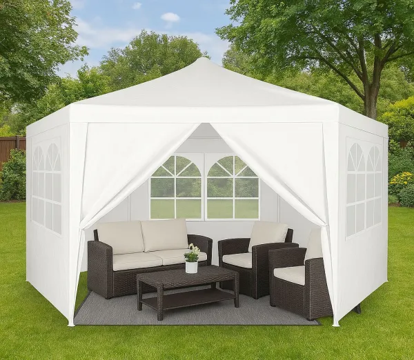 MultiGarden Záhradný párty stan Vivao 2x2 m biely