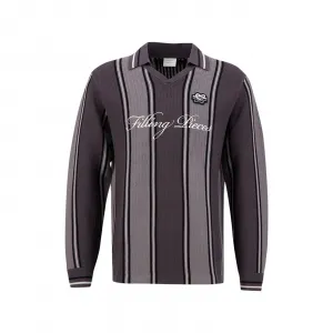 Filling Pieces Knit Football Jersey "Black/Grey" (422574500148-132)