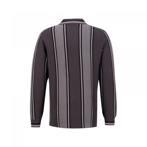 Filling Pieces Knit Football Jersey "Black/Grey" (422574500148-132)