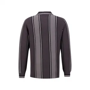 Filling Pieces Knit Football Jersey "Black/Grey" (422574500148-132)