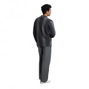 Filling Pieces Knit Football Jersey "Black/Grey" (422574500148-132)
