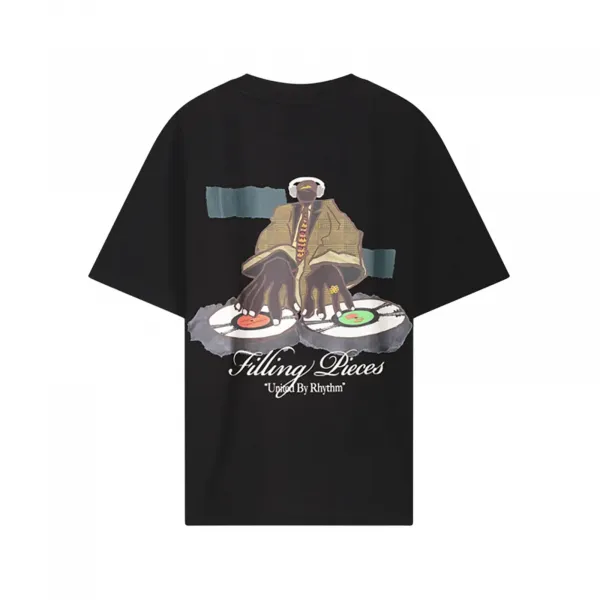 Filling Pieces T-Shirt DJ "Black" (422520500241-130)
