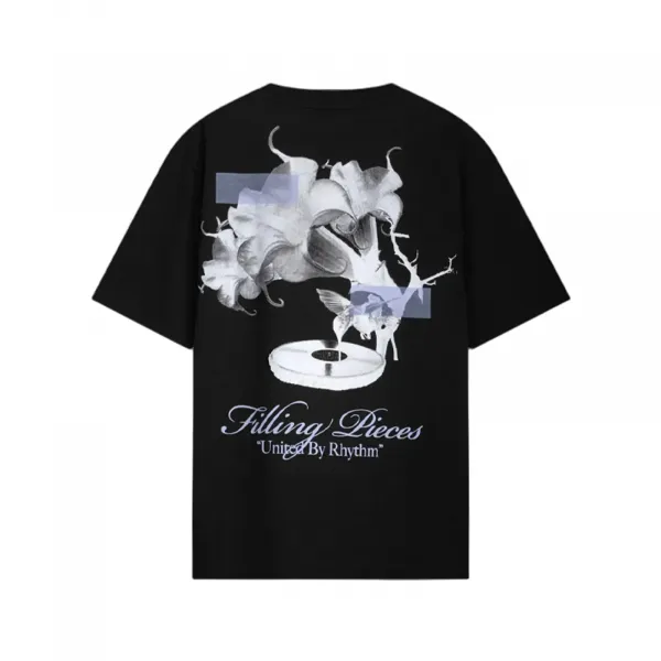 Filling Pieces T-Shirt Grammophone "Black" (422520500236-130)