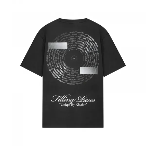 Filling Pieces T-Shirt "Vintage Black" (422520500240-136)