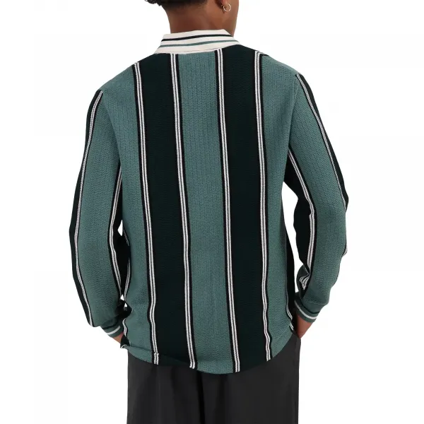 Filling Pieces Knit Football Jersey "Dark Green" (422574500148-191)