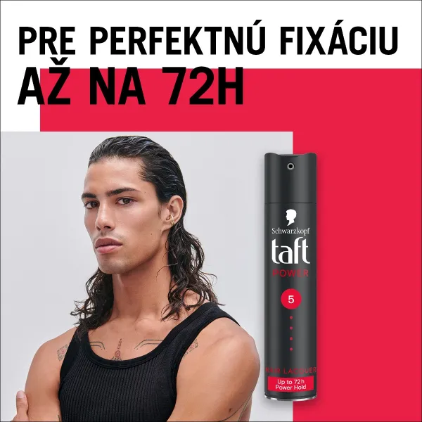 Schwarzkopf Taft Power Caffeine lak na vlasy