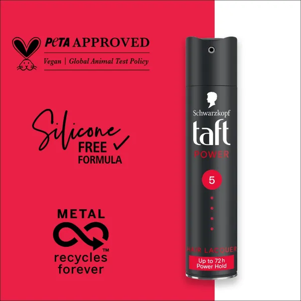 Schwarzkopf Taft Power Caffeine lak na vlasy