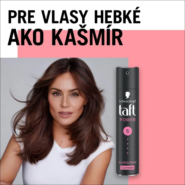 Schwarzkopf Taft Power Cashmere lak na vlasy s extra silnou fixáciou pre suché a poškodené vlasy Cashmere 400 ml