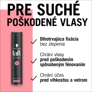 Schwarzkopf Taft Power Cashmere lak na vlasy s extra silnou fixáciou pre suché a poškodené vlasy Cashmere 400 ml