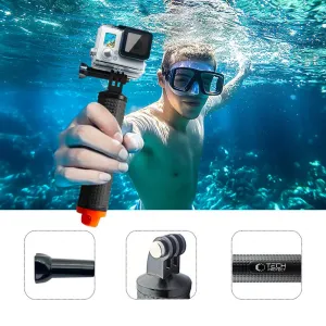 Tech-Protect GA100 vodeodolný držiak pre športové kamery GoPro / DJI, čierny